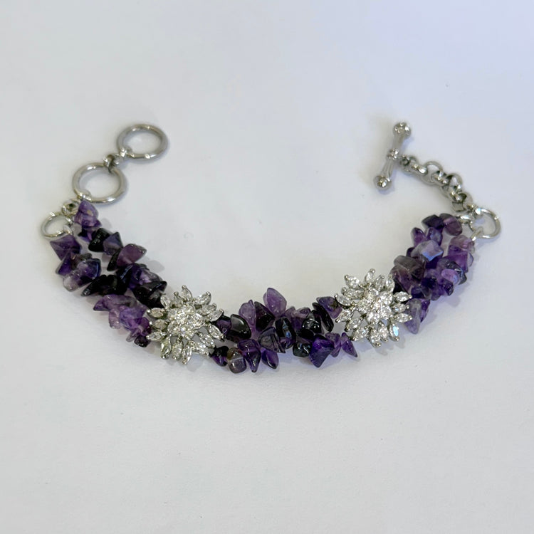 ARIZONA AMETHYST TOGGLE BRACELET