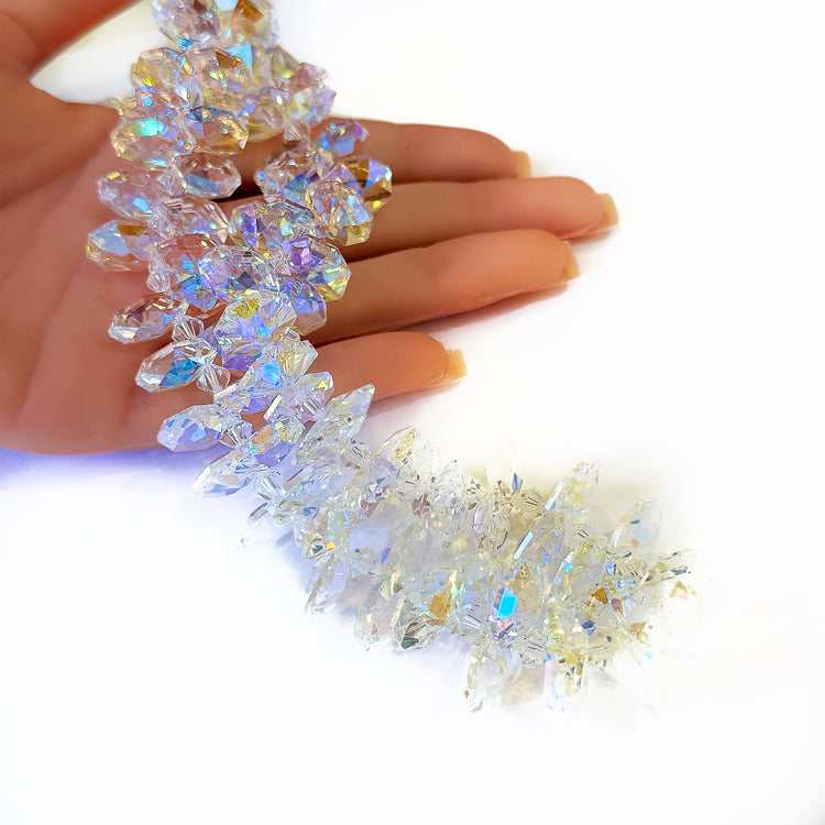 AURORA CRYSTAL ROCK CANDY NECKLACE