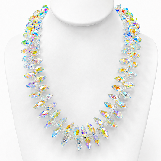 AURORA CRYSTAL ROCK CANDY NECKLACE