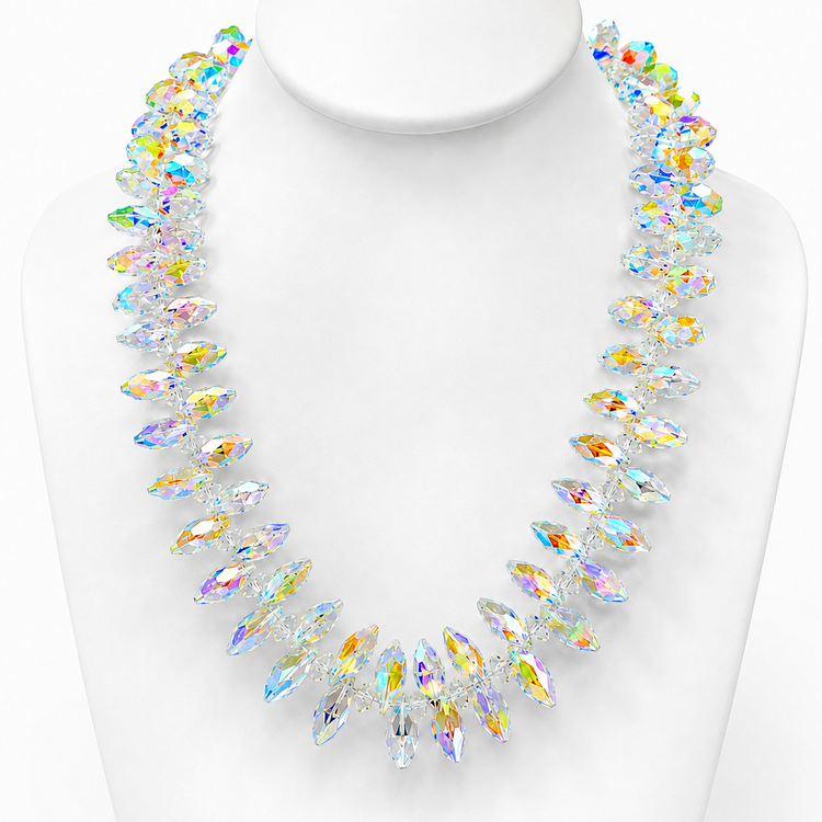 AURORA CRYSTAL ROCK CANDY NECKLACE
