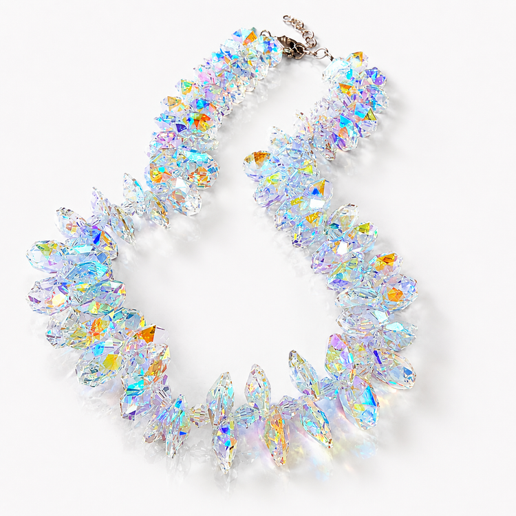 AURORA CRYSTAL ROCK CANDY NECKLACE