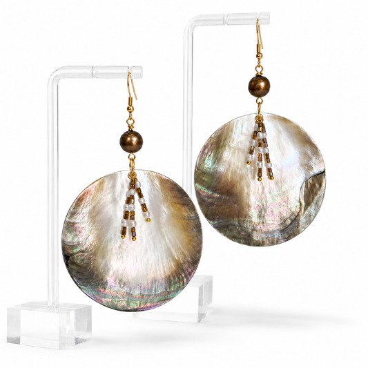 MOTHER OF ALL PEARLS EARRINGS