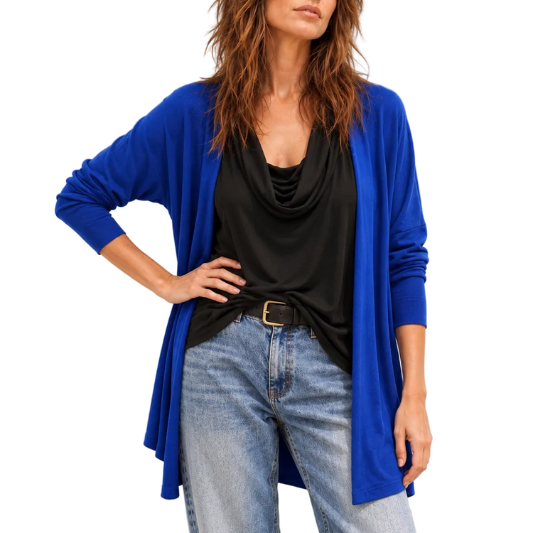 THE NICOLE CARDIGAN - BLUE