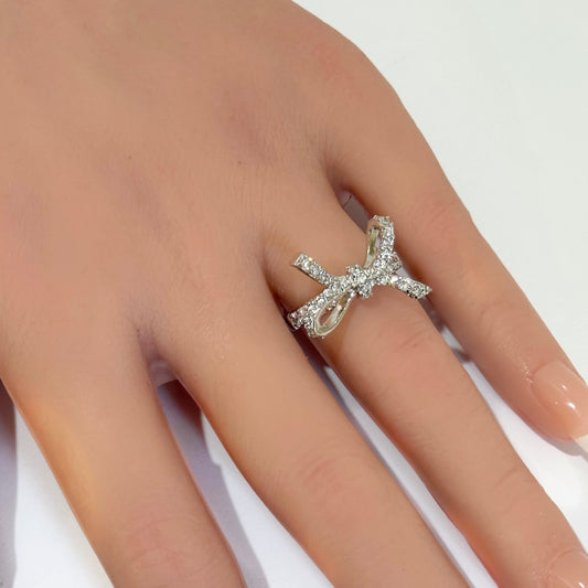 Pavé Bow Ring