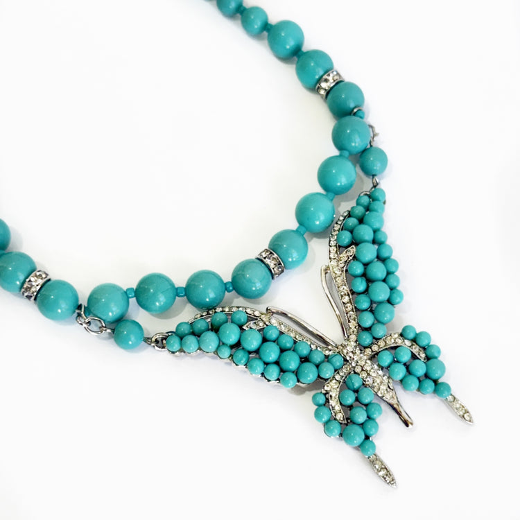BUTTERFLIES & MOONBEAMS NECKLACE
