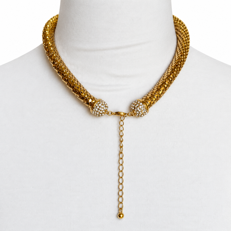 BLINDED BY THE LIGHT NECKLACE - GOLD