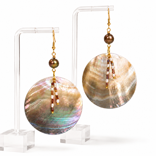 MOTHER OF ALL PEARLS EARRINGS