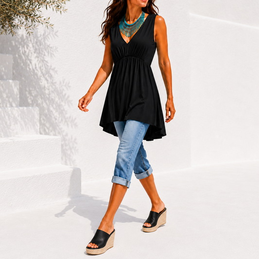 THE DAY & NIGHT V-NECK BLACK