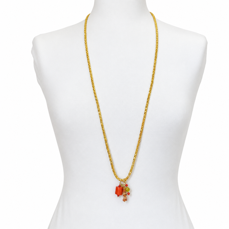 THE CORAL TALISMAN NECKLACE