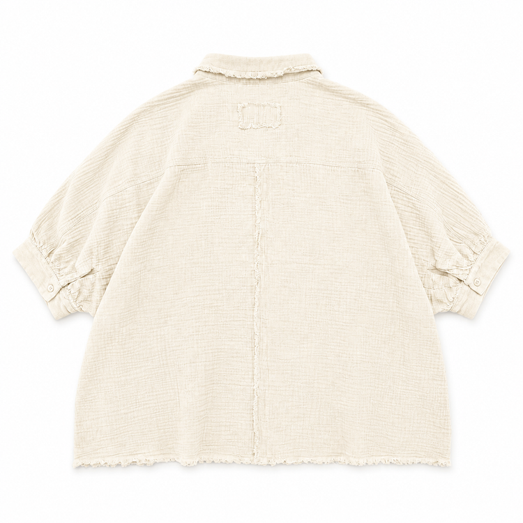 THE SAINT TROPEZ BLOUSE - CRÉME