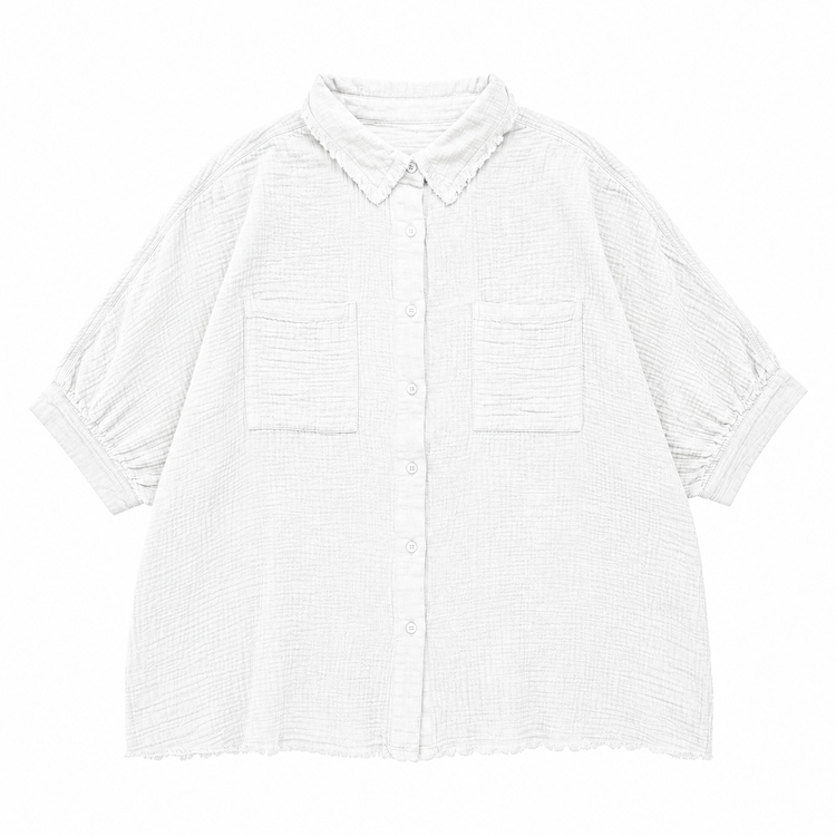 THE SAINT TROPEZ BLOUSE- WHITE