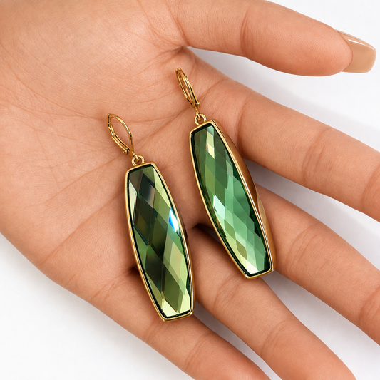 VERDIGRIS DROP EARRINGS