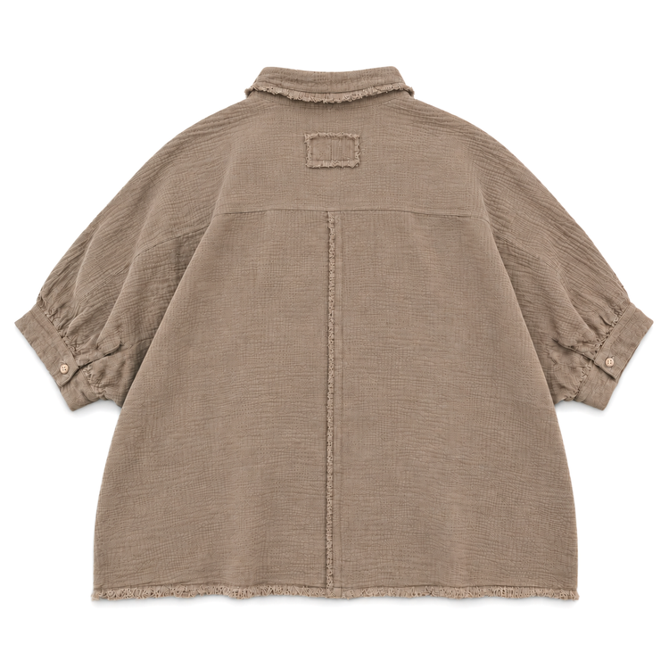 THE SAINT TROPEZ BLOUSE - TOAST