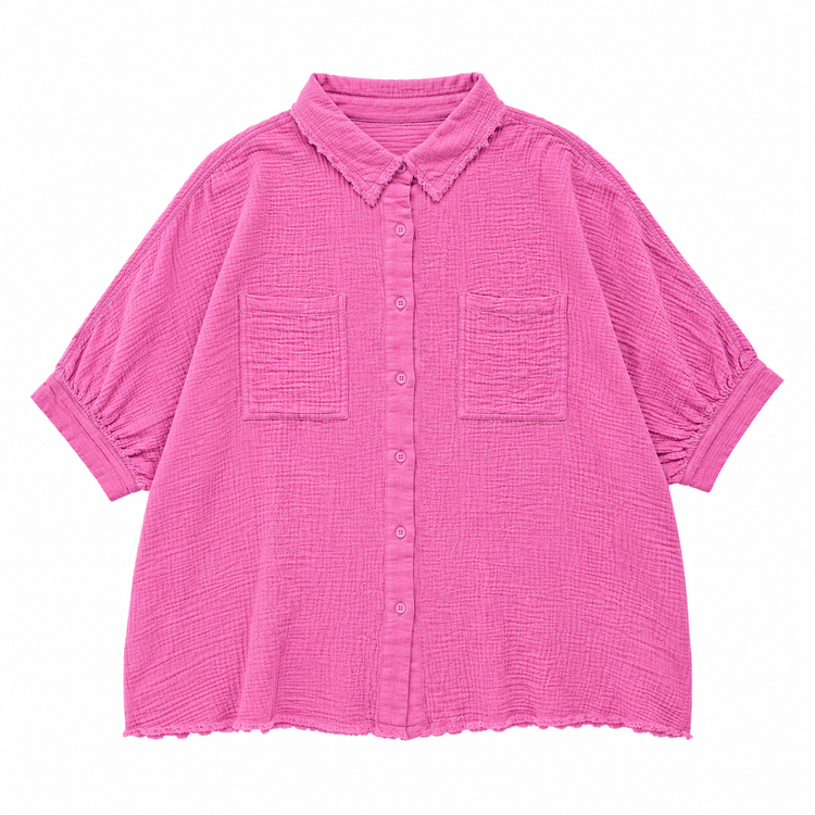 THE SAINT TROPEZ BLOUSE - PINK