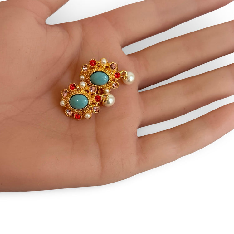 CAP D'ANTIBES NECKLACE AND EARRING SET