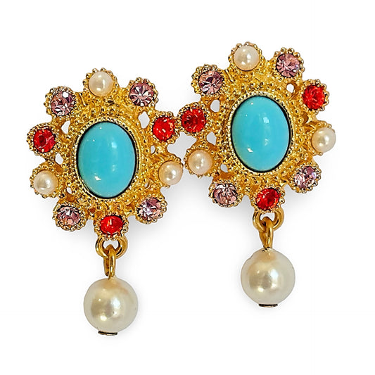 CAP D'ANTIBES NECKLACE AND EARRING SET