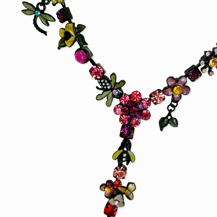 FLORA AND FAUNA NECKLACE AND EARRINGS