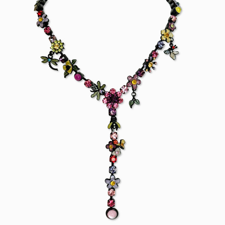 FLORA AND FAUNA NECKLACE AND EARRINGS