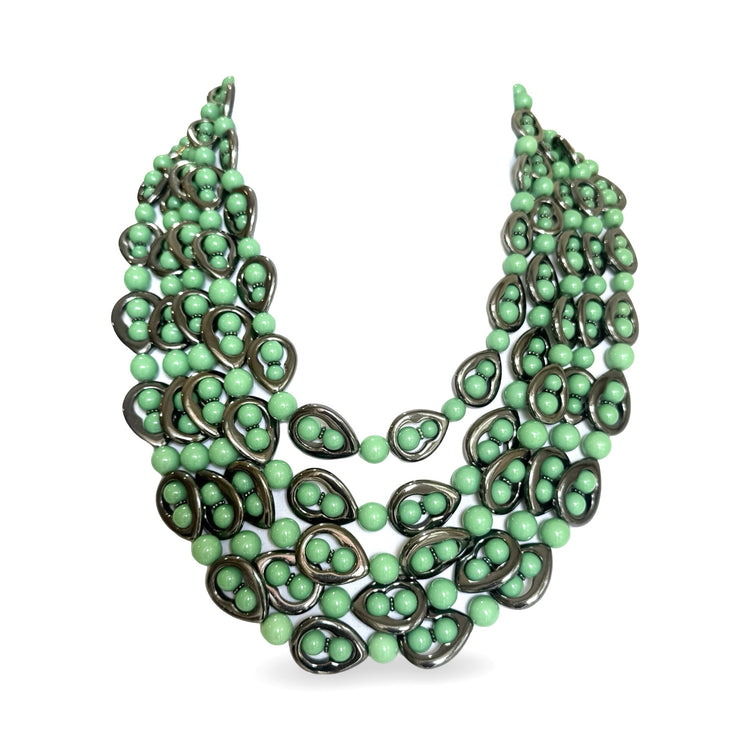 SANTORINI NECKLACE - GREEN
