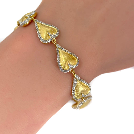 HEART OF GOLD TOGGLE BRACELET