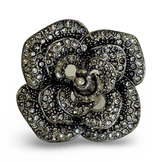 OMBRÉ ROSE PAVÉ RING