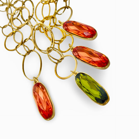 JELLYBEAN PENDANT NECKLACE