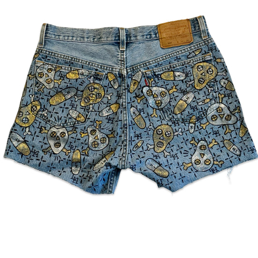 LH MONOGRAM TAKE YOUR VITAMINS SHORTS