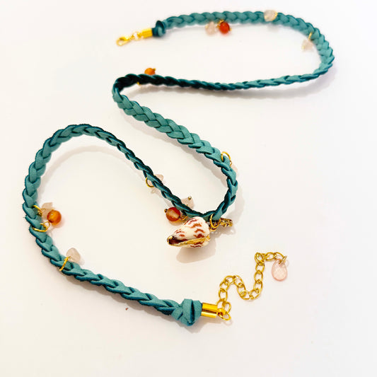 THE STEVIE CHARM BRACELET - POINT DUME QUARTZ
