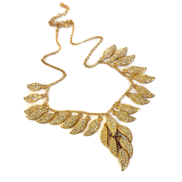 CRYSTAL VINE NECKLACE
