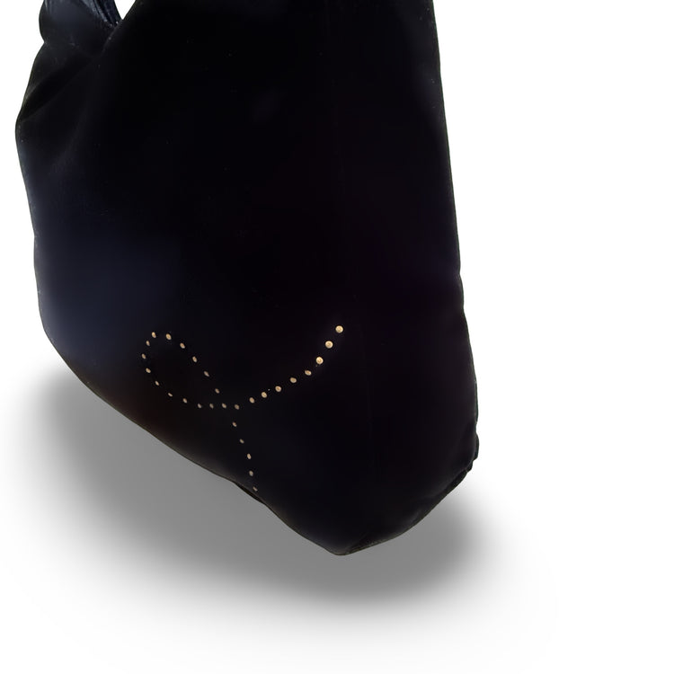 THE LENNY VELVET SHOULDER BAG