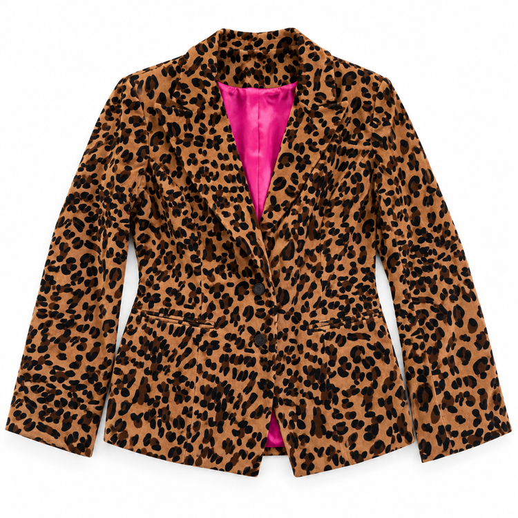 THE FOXY LADY LEOPARD BLAZER