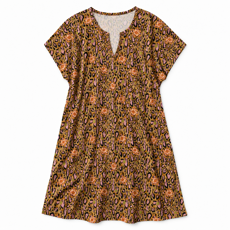 THE LEOPARD COZY TIME 2-PIECE SET