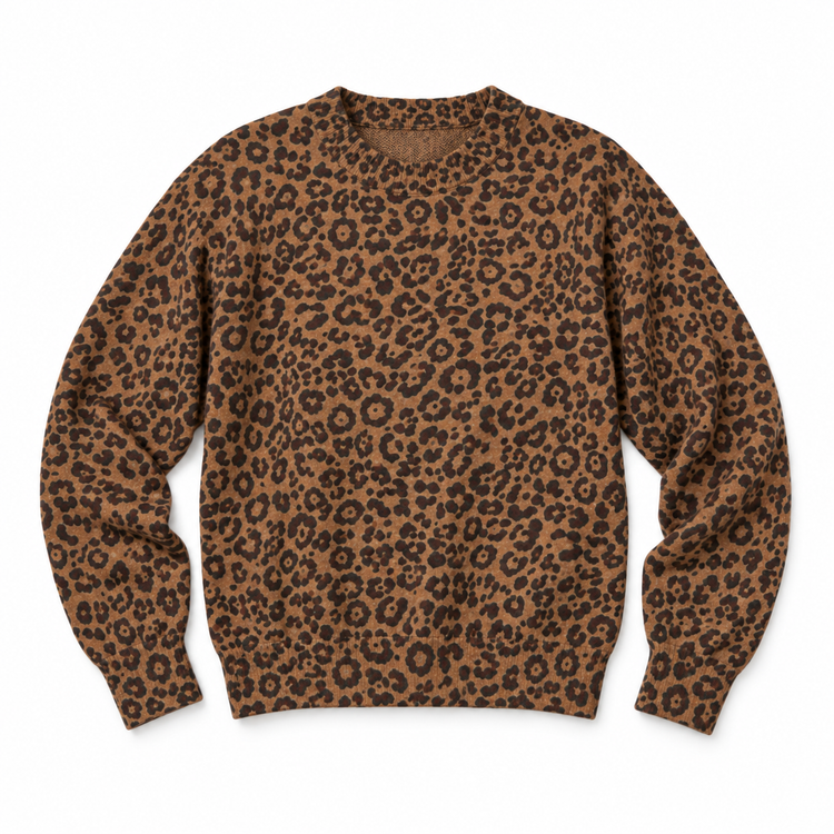 THE WILD SIDE LEOPARD SWEATER