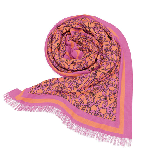 THE LUXE WRAP - MALIBU MONOGRAM