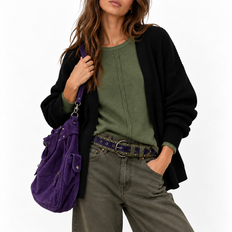 THE MALIBU SWEATER  -  OLIVE