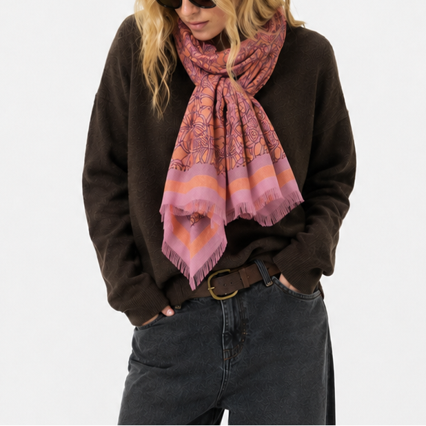 THE LUXE WRAP - MALIBU MONOGRAM