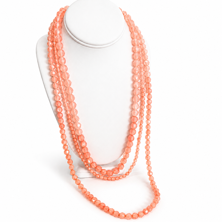 PEACH BELLINI NECKLACE