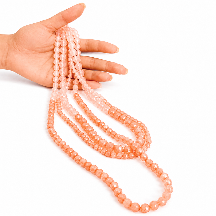 PEACH BELLINI NECKLACE
