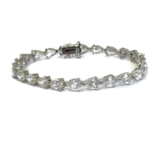 PEAR TENNIS BRACELET