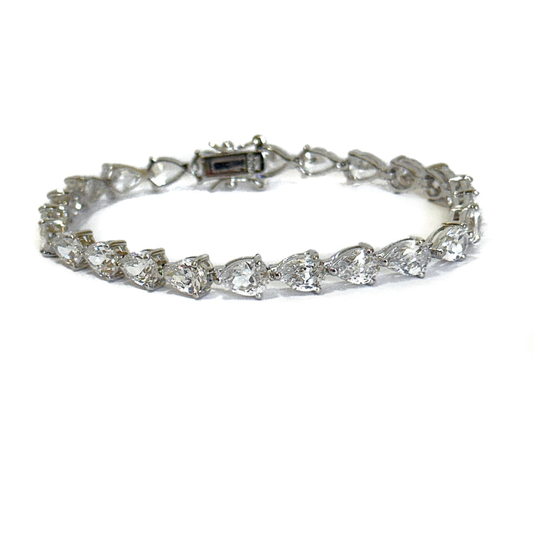 PEAR TENNIS BRACELET