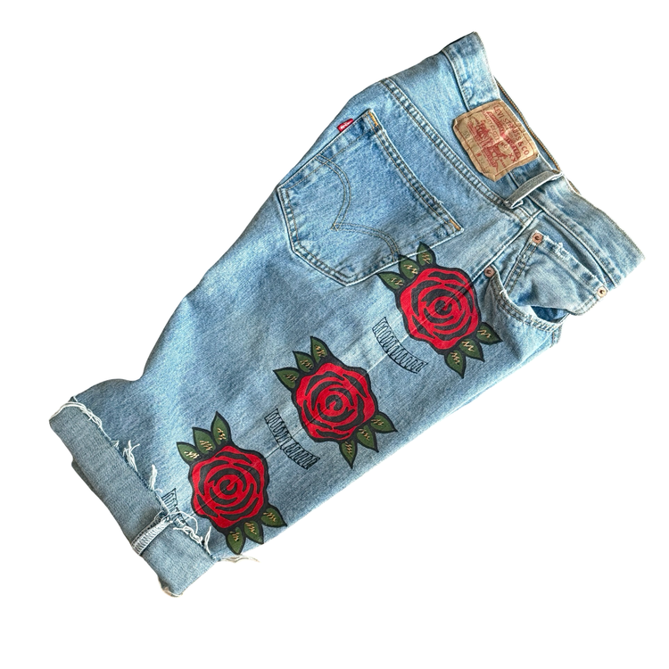 RED ROSE SHORTS