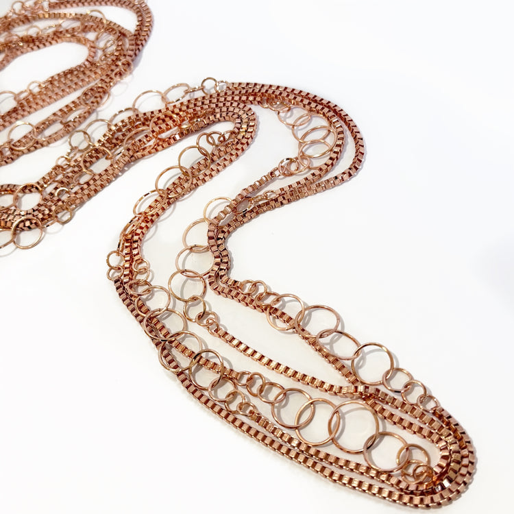 THE LONG GAME TRIO ROSE GOLD