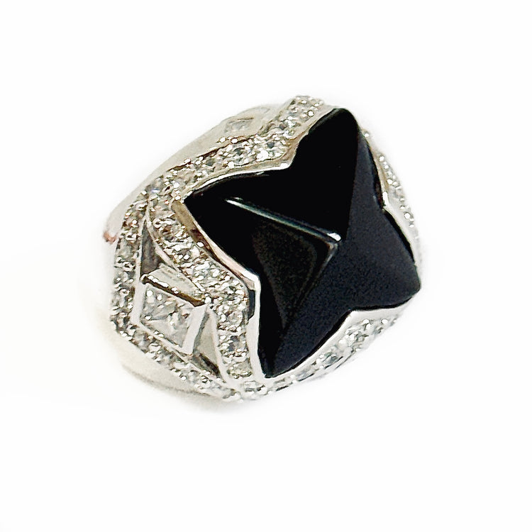 SUGARLOAF PAPILLON NOIR RING