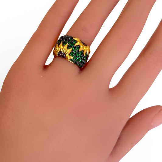 SUNFLOWER COLLECTION RING
