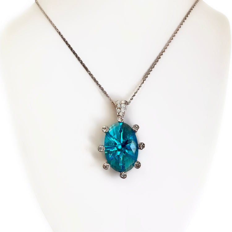 TEAL POP PENDANT