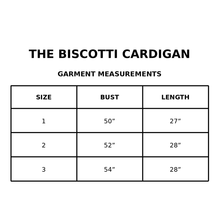 THE BISCOTTI CARDIGAN