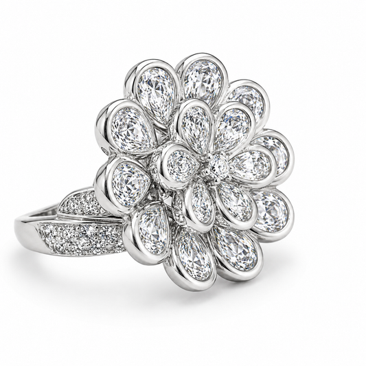 THE DIAMOND CHRYSANTHEMUM RING