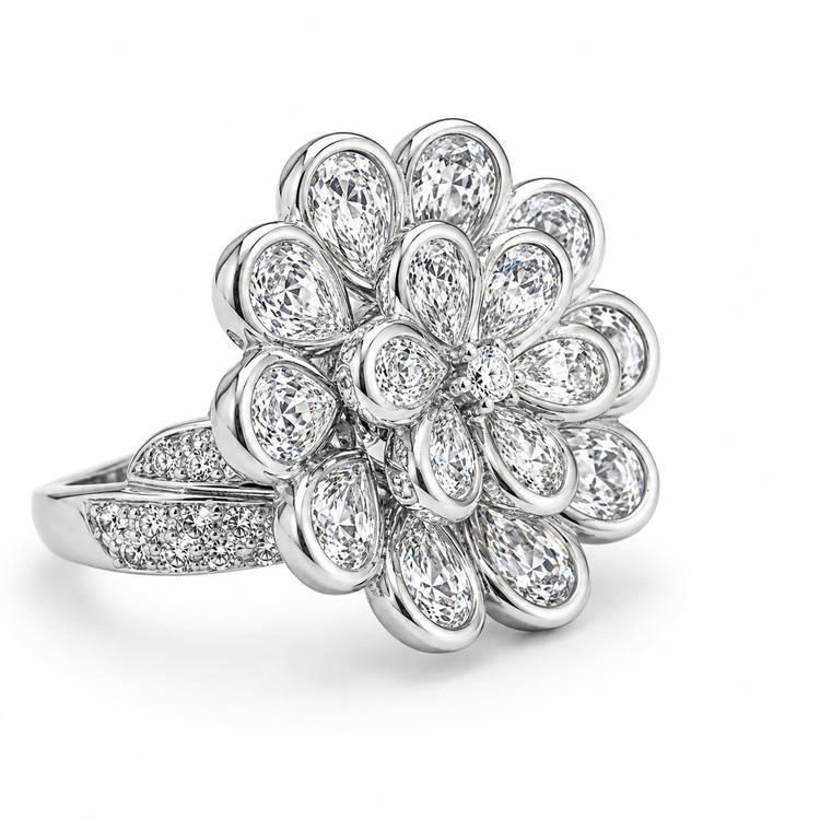 THE DIAMOND CHRYSANTHEMUM RING