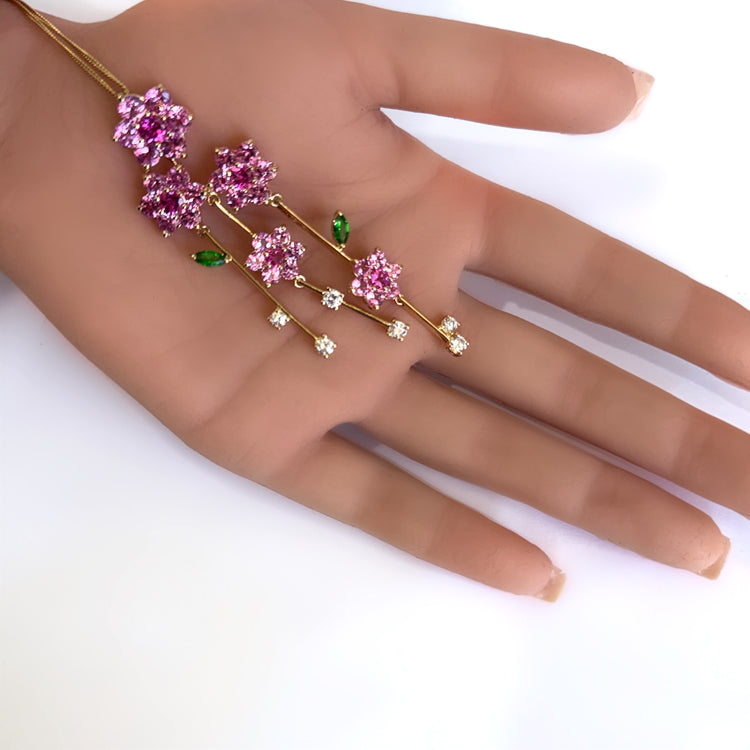 WILD ORCHID NECKLACE