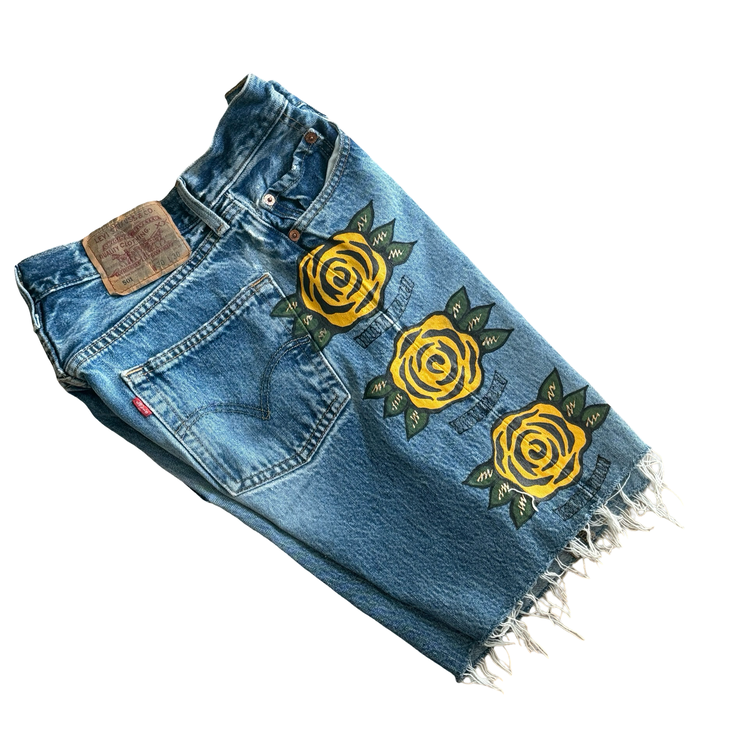 YELLOW ROSE SHORTS